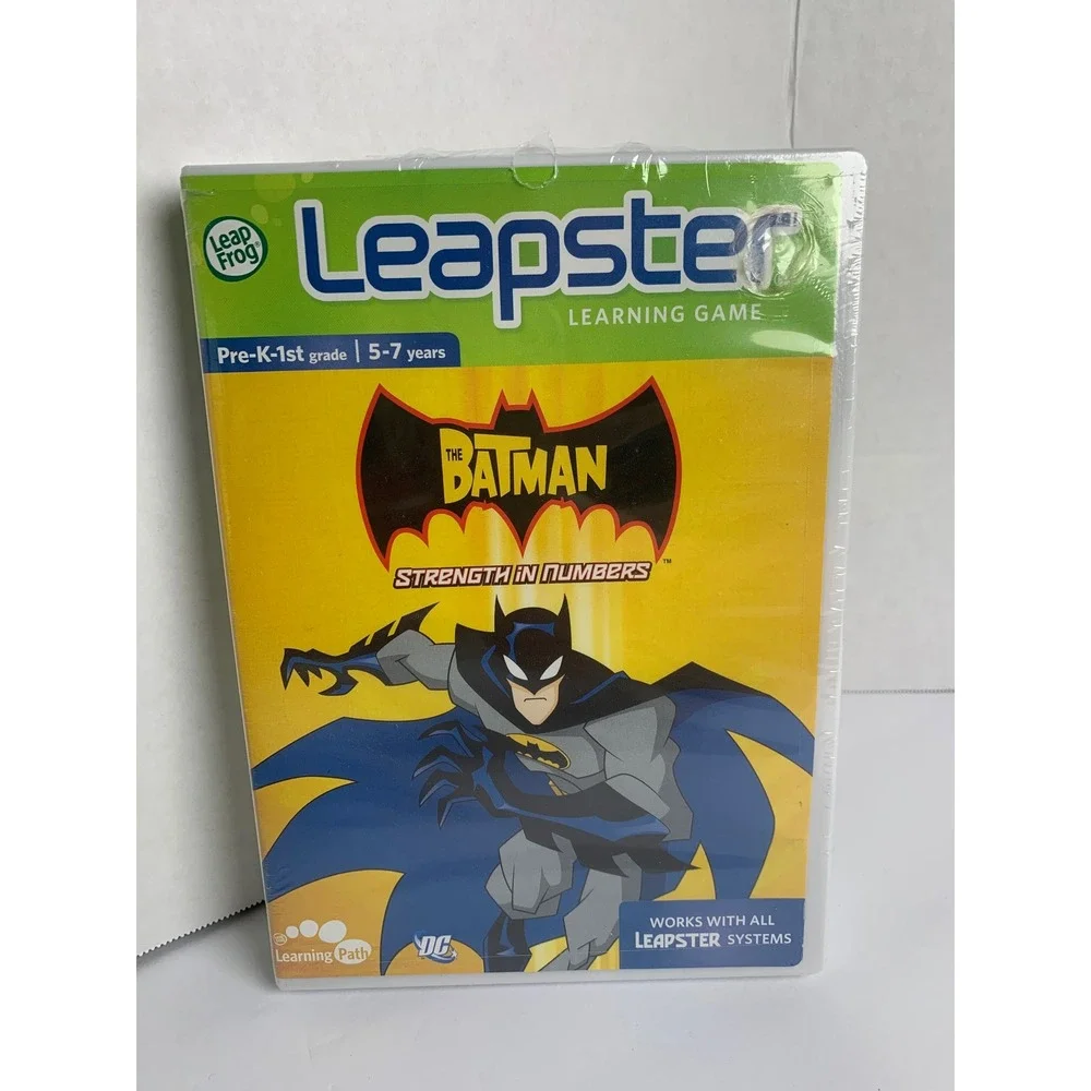 LeapFrog Leapster The Batman Strength in Numbers Learning Game‎ Pre-K-1st Grade